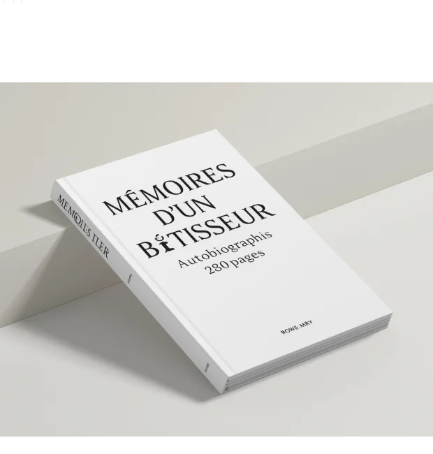 Couverture de livre - Mémoires d'un bâtisseur