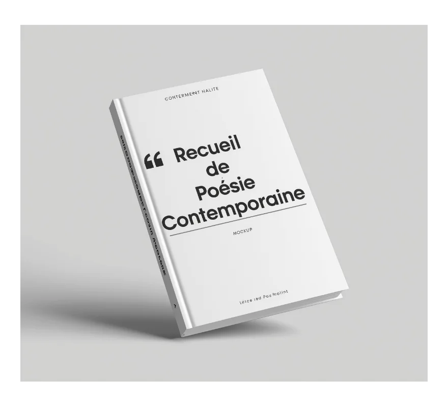Couverture de livre - Recueil de Poésie Contemporaine